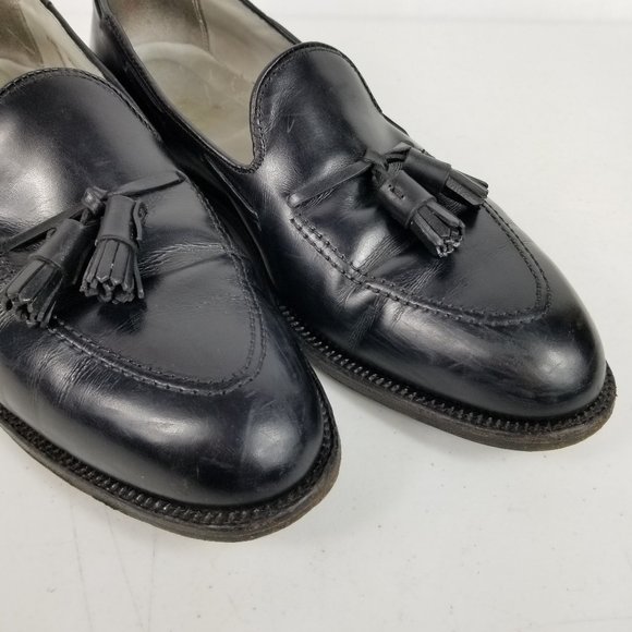 Alden leather tassel loafers mens 11.5 B/D Black - Picture 8 of 16